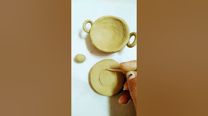 how to make mini kadai with clay mitti ki kadai kaise banaye #store #feed