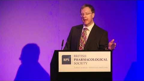 Dr Ian Wilkinson delivers the GSK Prize Lecture for Research in Clinical Pharmacology