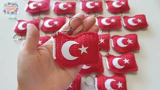 Ay Yıldızım Türk Bayrağım Anahtarlık Yapılışı