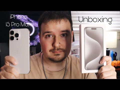iPhone 15 Pro Max Unboxing & Review! | White Titanium 256gb - YouTube