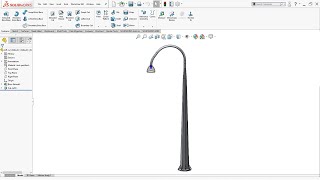 SolidWorks Beginner Tutorial | Lamppost