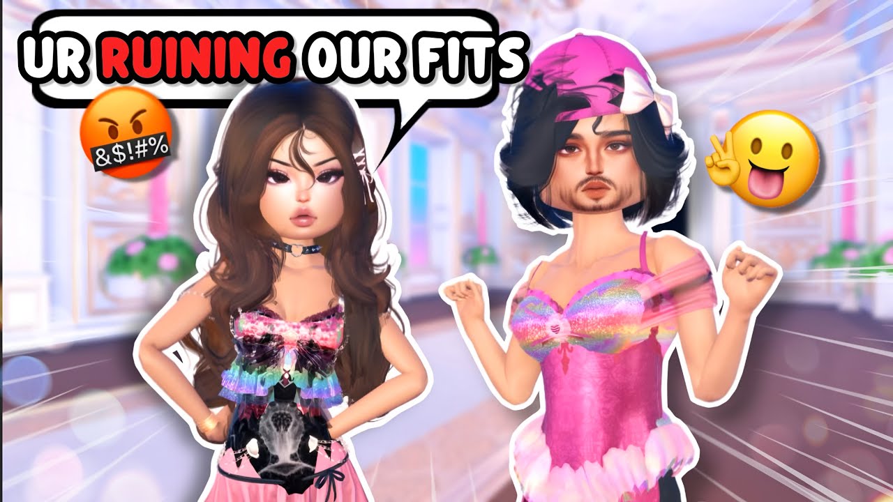 I ASKED MY ENEMY TO DUO in Dress to Impress (Roblox)