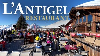 LAntigel Restaurant 🍽 😋 La Rosière ski resort (4K)