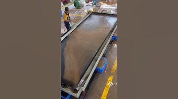 What is the working principle of shaking table machine? #shaking #table #gold #mining #jycrusher