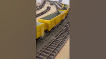 Accurascale class 66 DB livery in oo gauge ￼#networkrail #class66 #DB #oogauge ￼