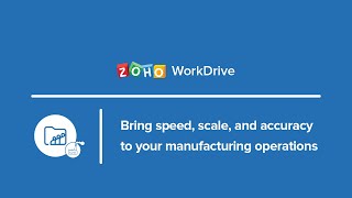 File storage and document management for manufacturing firms | Zoho WorkDrive screenshot 1