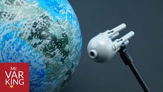 LEGO Stop Motion Sputnik 1 world's first satellite!