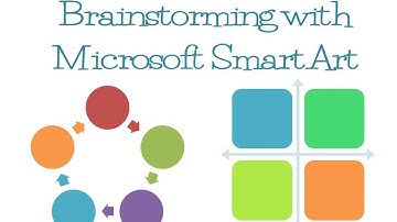 Brainstorming with Microsoft Smart Art