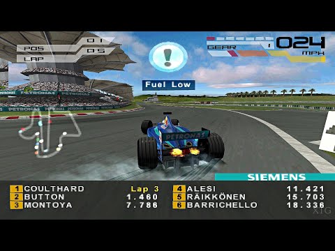 Formula One 2001 PS1 Gameplay HD (Beetle PSX HW)