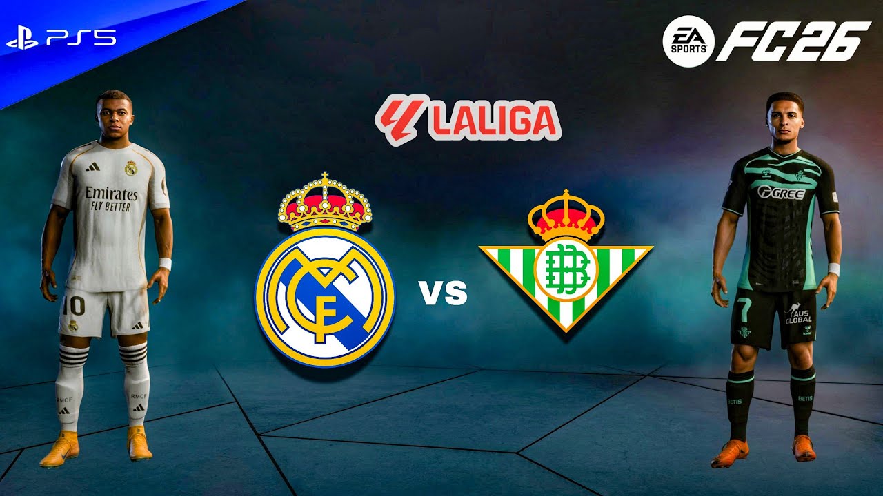 FC 26 - Real Madrid vs Betis | La Liga 25/26 Full Match [PS5™] - YouTube