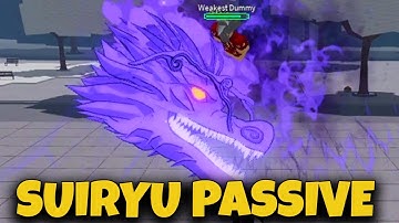 How to use NEW SUIRYU PASSIVE in The Strongest Battlegrounds