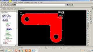 Structural Static Analysis of Corner Bracket #Ansys APDL