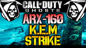 CoD GHOSTS: "ARX-160 K.E.M STRIKE on WHITEOUT"!