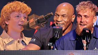 Kid asks INAPPROPRIATE BODY COUNT question to Mike Tyson & Jake Paul!