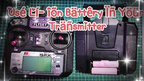 How to solutions for fs i6x transmitter battery issue || how to using li- ion battery ||