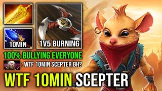 WTF 10Min Scepter Radiance Unlimited Burning DPS Hyper Mid Bounty 100% Bullying Everyone Dota 2