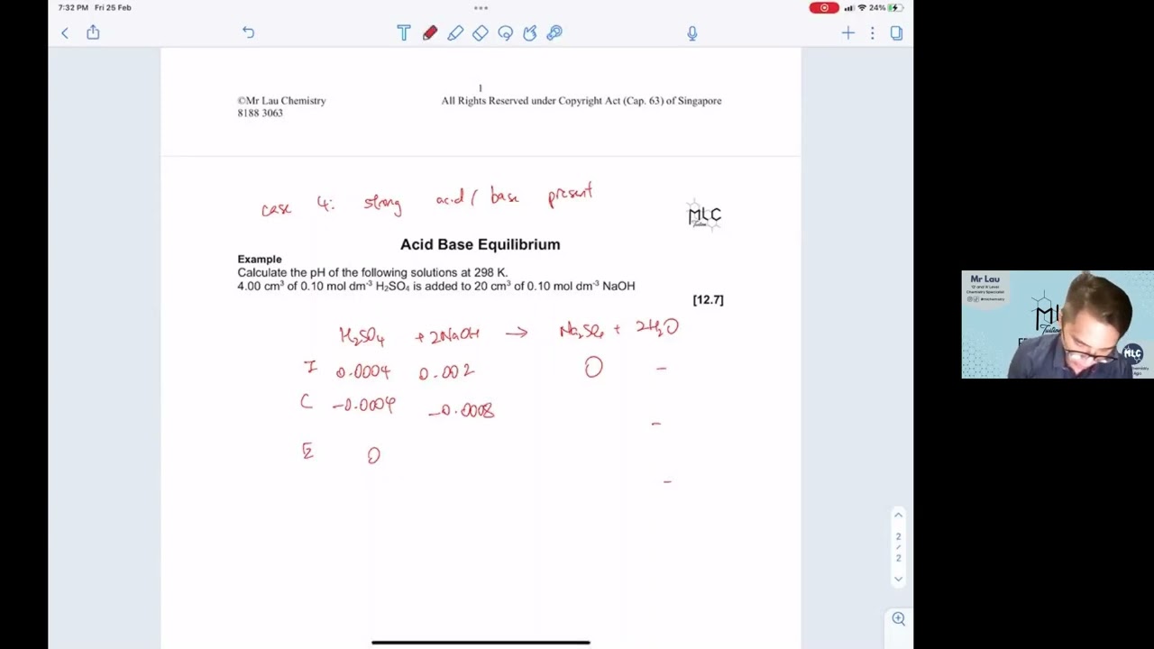 61  Calculating pH with Excess Strong Base (Case 4)