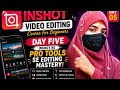 InShot Video Editing Course Day 5 | Pro Tools Complete Tutorial in Hindi | Speed Control,