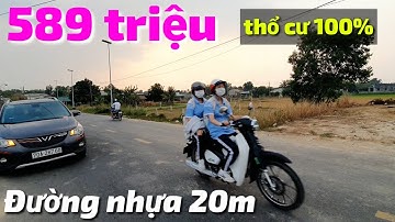 Đất full thổ cư giá rẻ 589 triệu mặt đường nhựa gần thị trấn Bến Cầu KCN Cửa khẩu Mộc Bài Tây Ninh