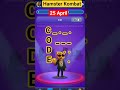 Hamster Kombat Gamedev Heroes Daily Cipher Code 25 April 2026 #hamsterkombat #season2 #cipher #code