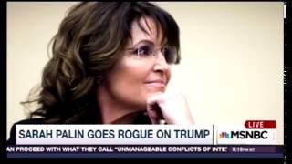 Lawrence O'Donnell: Sarah Palin Goes Rogue on Trump 12 04 16