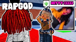Rapping On Steal A BRAINROT... But I Make Every E-GIRL SIMP (Roblox Voice Chat)