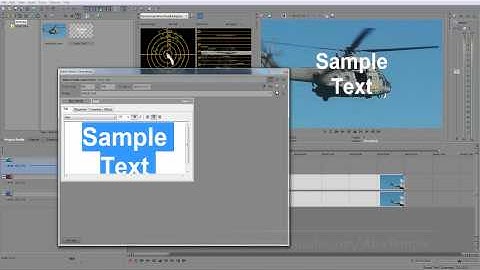 Sony Vegas Pro - Placing Video Inside a Text Tutorial