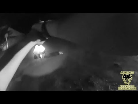 Real-Life Zombie Totally Unfazed When Officer Hits Him Three Times | Active Self Protection