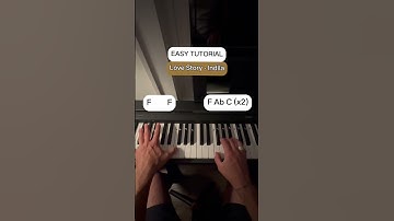 Thumbnail of Love Story - Indila #piano #pianotutorial #pianolessons #tipsandtricks #easypiano #easytutorial