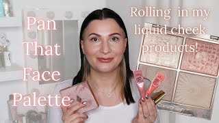 Pan That Face Palette 2025 | Q2 UPDATE | Rolling In My Liquid Cheek Products!