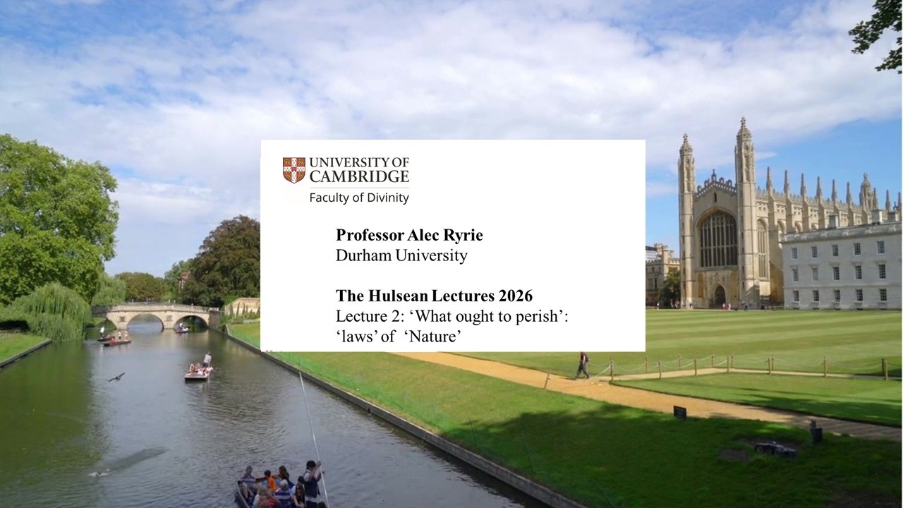 Hulsean Lectures 2026: Lecture 2