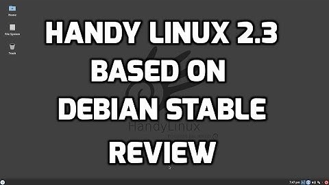 Handy Linux 2.3 - Based on Debian Stable