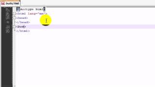 HTML5 Tutorial   2   Creating a Basic Template