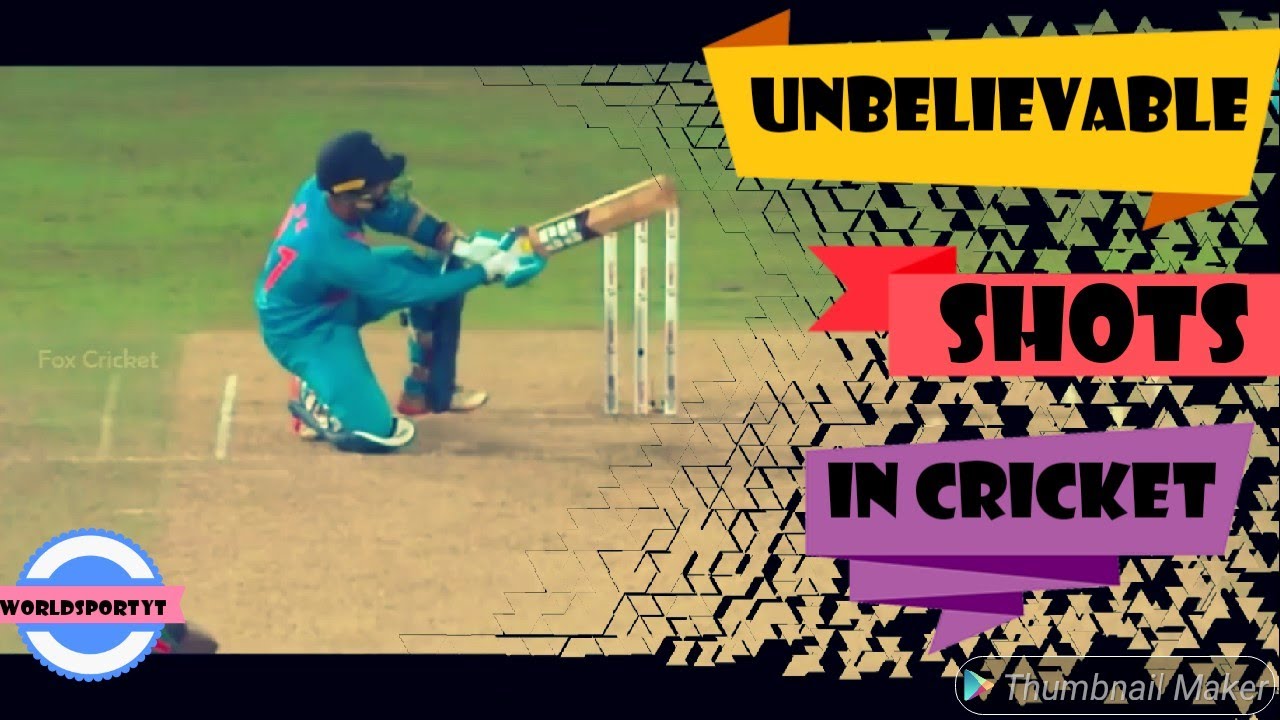 Unbelievable shots in cricket history. - YouTube
