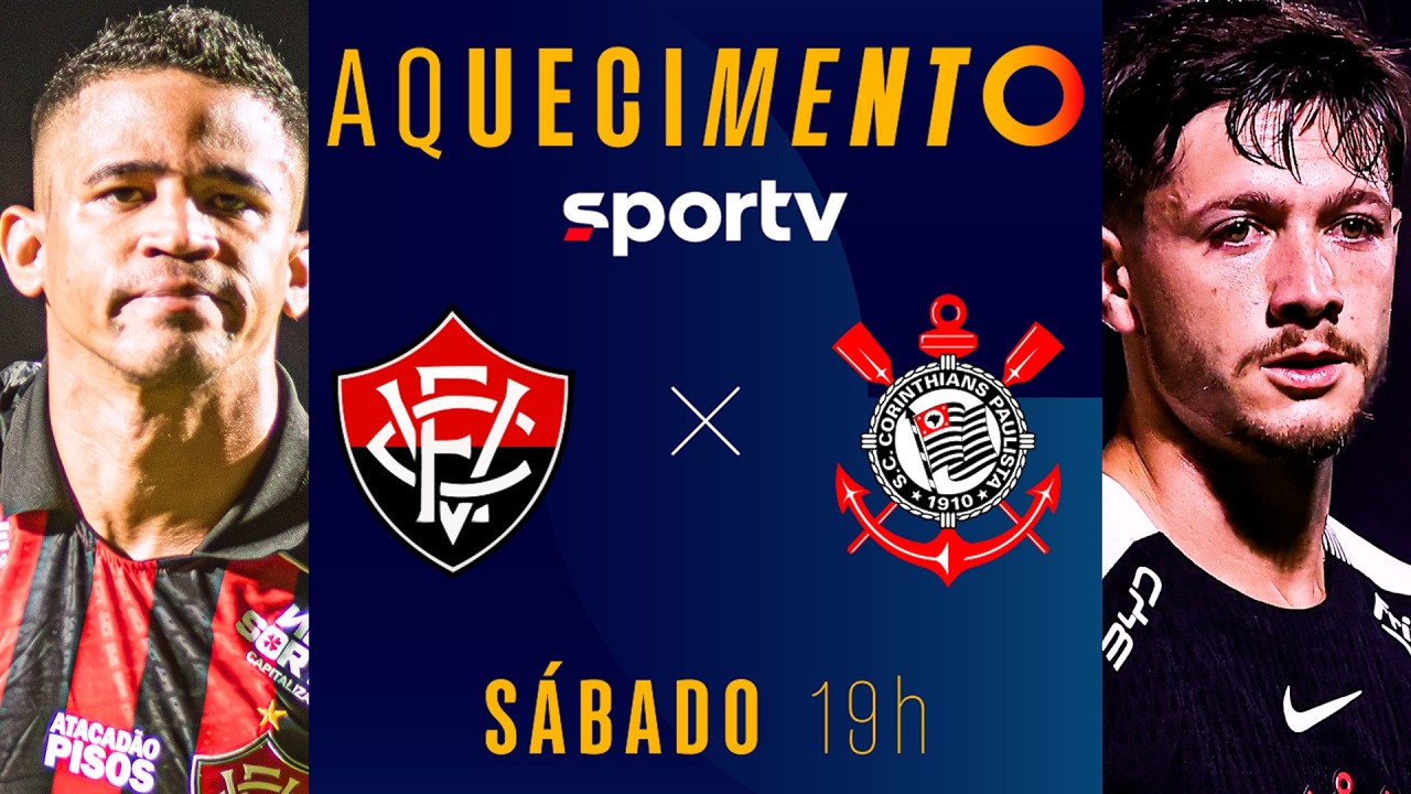 VITÓRIA X CORINTHIANS | AQUECIMENTO AO VIVO | BRASILEIRÃO 2026 | #live | sportv
