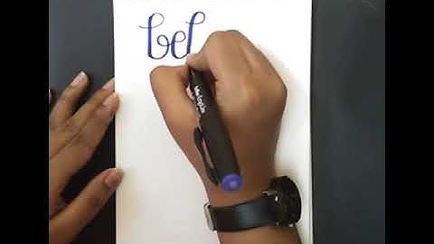 Believe in your Dreams -  Hand lettering Video