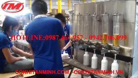 Máy chiết rót bán tự động