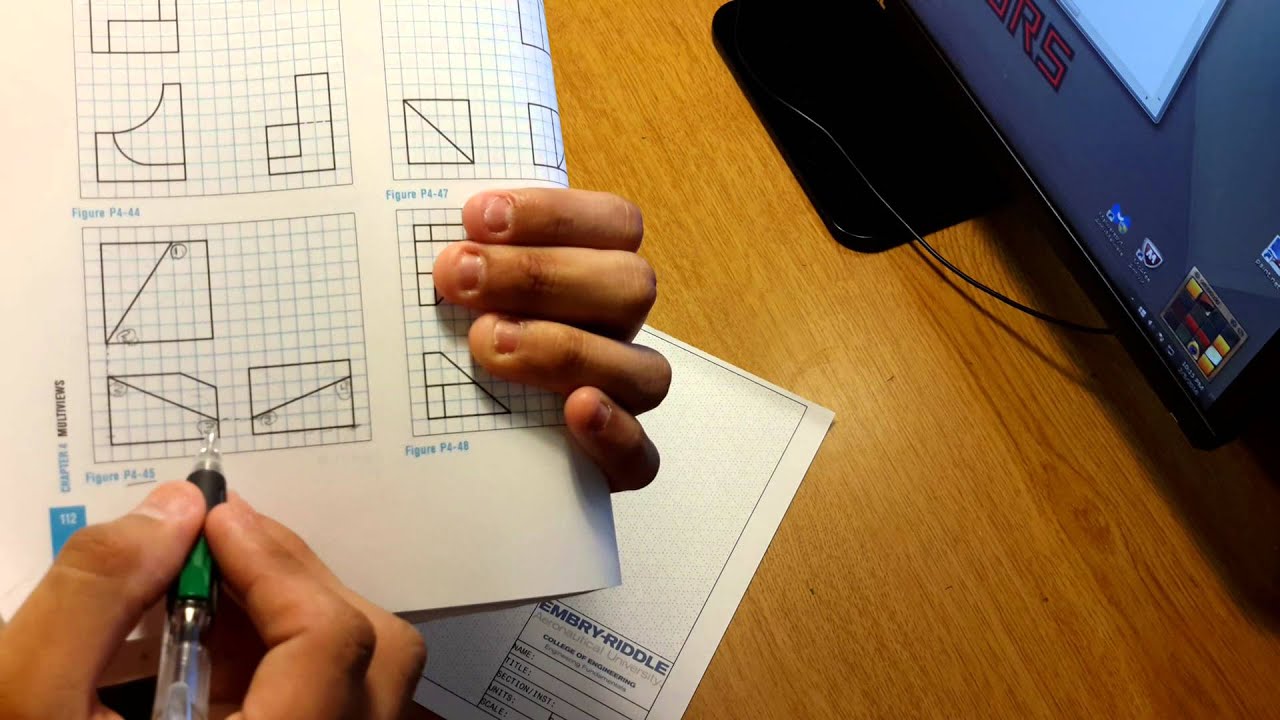 Watch How to draw an oblique surface in an isometric sketch (EGR-120) on YouTube Watch How to draw an oblique surface in an isometric sketch (EGR-120) on YouTube