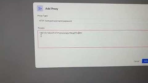Adding Proxy Tutorial - FAST OPTION