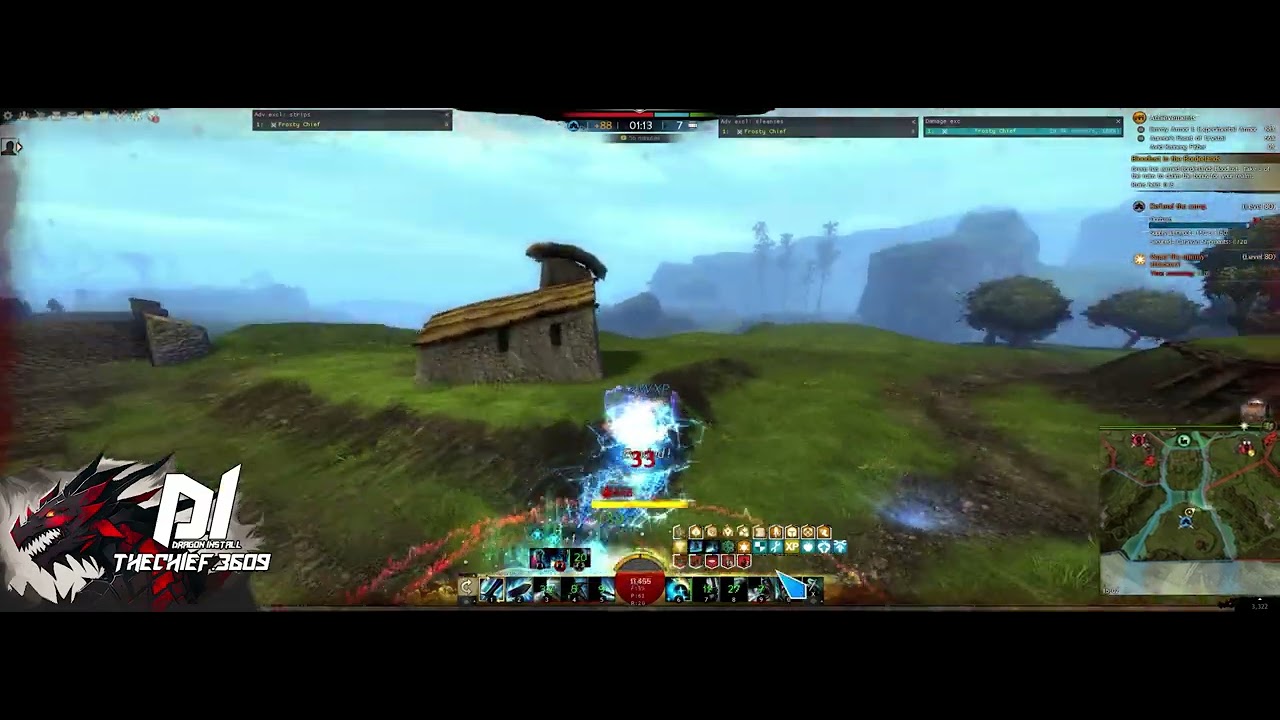 GW2 WvW Willbender roaming with some outnumbered and some big smesh