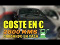 Coste en Euros EV cargando en casa 2800 KMS #cocheelectrico #EV #cupra #cupraborn