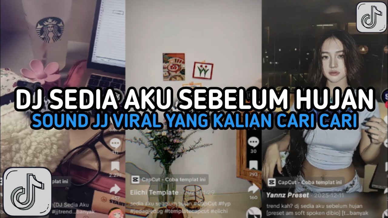 DJ SEDIA AKU SEBELUM HUJAN || KU YANG LAMA DISINI VIRAL TIKTOK YANG KALIAN CARI !!!