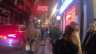 Carnaby street Christmas lights in London 2021