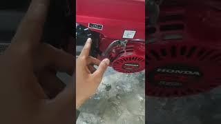 Tutorial Cara Menghidupkan Genset Honda Gx 160 #genset#hondagx160#2500wat#3000rpm