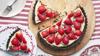 Double Chocolate & Strawberry Tart by Nigella Lawson