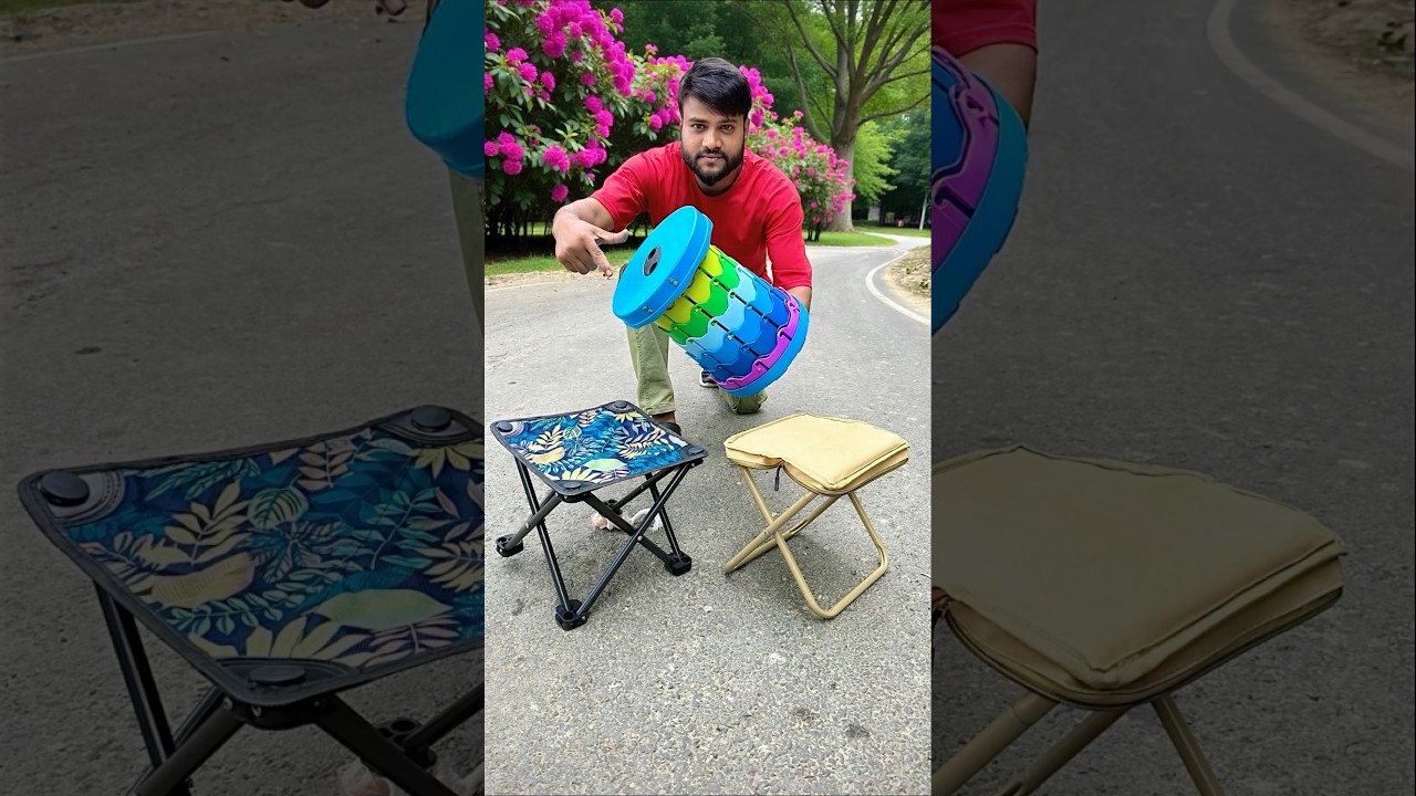 Heavy Duty 3 Ta Portable Folding Stool Unboxing For Outdoor