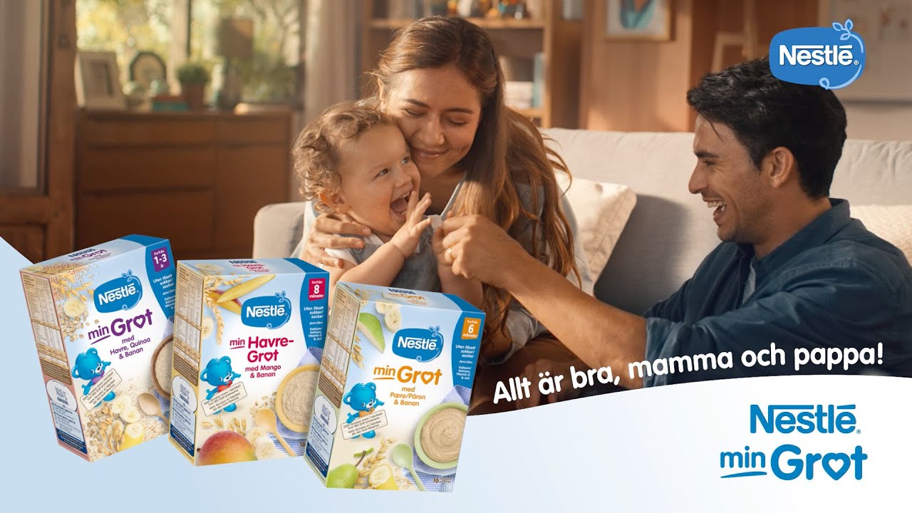 Nestlé min Gröt - Hållbarhet: Anpassad för barn 6s - YouTube