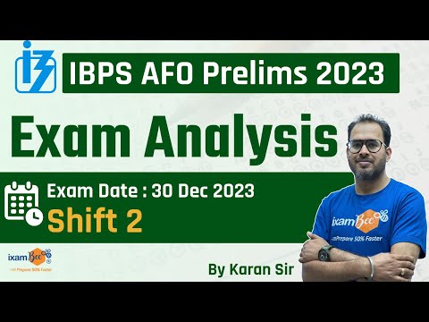 IBPS AFO Exam Analysis 2023 | IBPS AFO 30 Dec Shift 2 Exam Analysis 2023 | IBPS SO Asked Questions