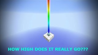 How Far Does A Beacon Go Up In Minecraft||