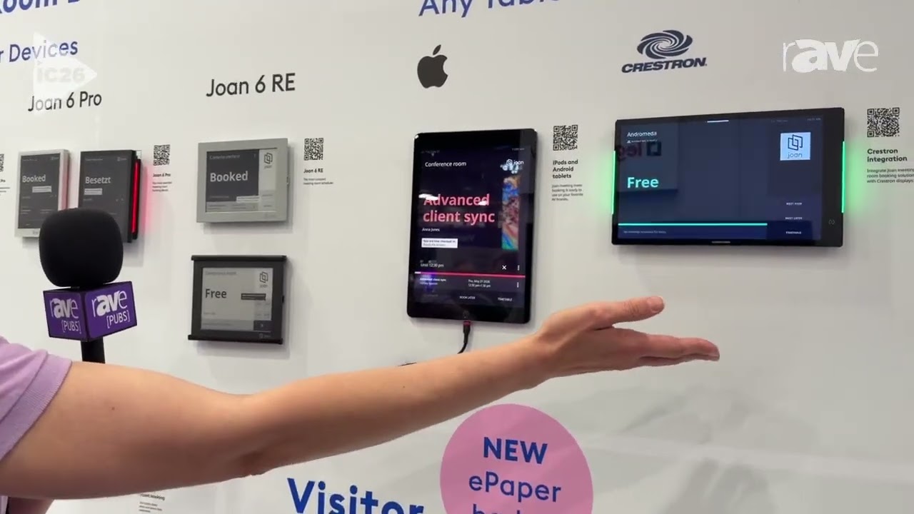 InfoComm 2026: Joan Explains Partnership With Third Party Tablets at Almo ProAV Booth